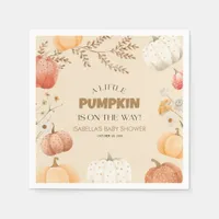 Baby Shower Fall Pumpkin  Napkins