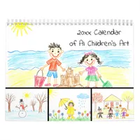 Fun AI Children's Art Colored Images Calendar