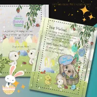 A Special Message from the Easter Bunny Watercolor