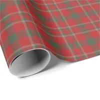 Red and Green Plaid Christmas Wrapping Paper