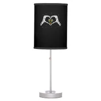 Skeleton Hand Heart Maracas Cinco De Mayo Mexican  Table Lamp