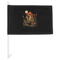Cottagecore Mushroom Cottagecore Aesthetic Goblinc Car Flag
