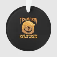 Trumpkin Make Halloween Great Again Funny Politica Ornament