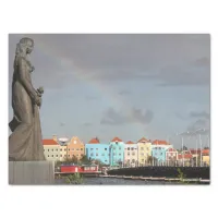 Rainbow over Willemstad Curacao Tissue Paper