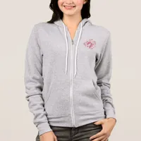 Unicorn in Pink and Orange Hoodie