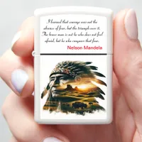 Native American Indian  Zippo Lighter