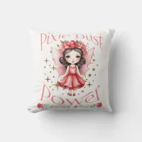 Pixie Dust Power Throw Pillow