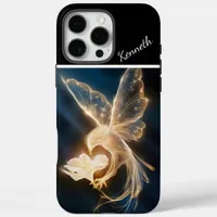 Golden Bird and Bloom iPhone 16 Pro Max Case