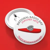 National Kazoo Day January 28tth   Button