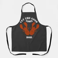 Funny Crawfish-Let the Good Time Boil Apron