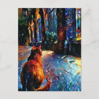 Ginger Kitty Postcard