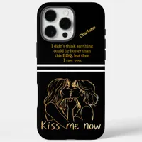 Romantic moment on a unique Pocket flame iPhone 16 Pro Max Case