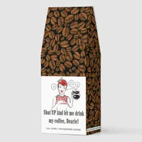 Retro Coffee Drinker 