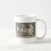 Adorable Vintage Easter Rabbit Coffee Mug