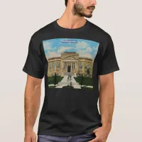 Vintage Carnegie Library Anniston Alabama  T-Shirt