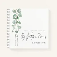 Eucalyptus Future Mrs Name Alternative Guest Book