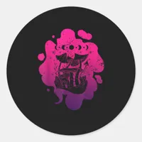 Academia Goblincore Aesthetic Cottagecore Mushroom Classic Round Sticker