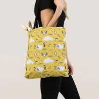 Summery Funny Cute Seagull Seaside Themed Nautical Tote Bag