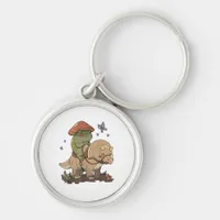 Cottagecore Frog  Aesthetic Mushroom Cute Goblinco Keychain