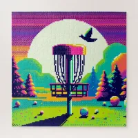 Disc Golf Pin Pixel Art Jigsaw Puzzle