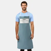 Custom Bakery Name Stone Blue Chef or Staff Apron