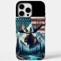 Moose In The Mountains iPhone 16 Pro Max Case