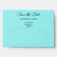 Save The Date Elegant Pre Addressed Envelope