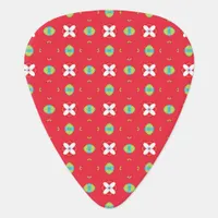 Christmas Holiday Charm Pattern 02 -  Guitar Pick