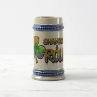 Shamrock and Roll St. Patrick's Day Beer Stein