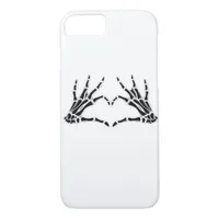 Heart Shaped Skeleton Hands Unique Art Vintage iPhone 8/7 Case