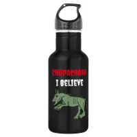 Chupacabra Puerto Rico Cryptid Stainless Steel Water Bottle