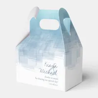 Watercolor Reflections Thank You Dusty Blue2 ID774 Favor Boxes