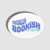 Totally Bookish Book Lover Fun Reading Art Car Magnet