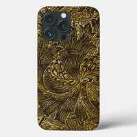 Rich Stylish Black and Gold Luxury iPhone 13 Pro Case