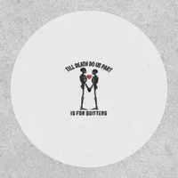 Till Death Do Us Part Valentine Minimal Aesthetic Patch