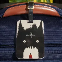 Wolf and the Little Red Riding Hood Luggage Tag