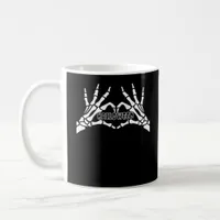 Halloween - Skeleton Hands Heart Coffee Mug
