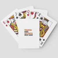 Halloween Trumpkin – Make Halloween Great Again Fu Poker Cards