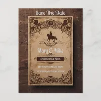 Wild West Novelty Wedding Invitation