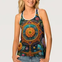 Floral Mandala Tank Top