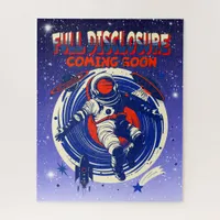 Full Disclosure Coming Soon | Astronaut Floating  Jigsaw Puzzle