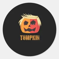 Trumpkin Halloween  Classic Round Sticker