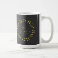 Black Gold Christmas Ho Ho Ho ID1009 Coffee Mug