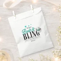 Boots 'n Bling Disco Bachelorette Teal ID925 Favor Bag