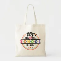 Welcome Back to School – Fun & Colorful Classroom  Tote Bag