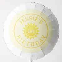 Sunshine Theme 1st Birthday Balloon – Boho First T