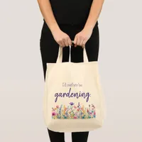 I'd Rather Be Gardening Flowers Grocery Tote Bag