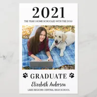 Budget Funny Photo Home School Dog Graduation