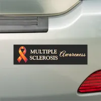 Multiple Sclerosis Awareness Ribbon Car Magnet