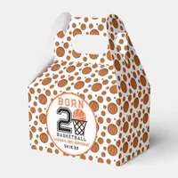 Born 2 Basketball | Sports  Boy's 2nd Birthday Favor Boxes